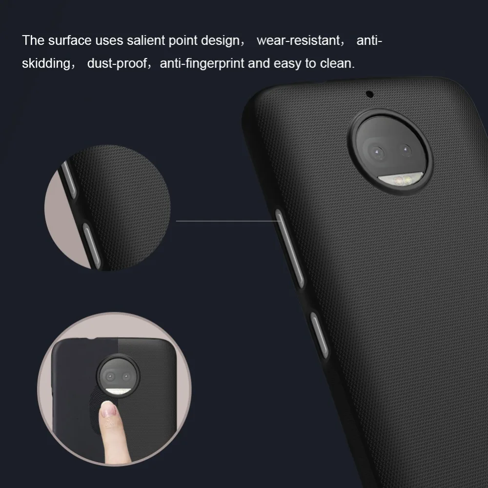 Чехол Nillkin для Motorola Moto G5 G5S суперматовый чехол из поликарбоната жесткая