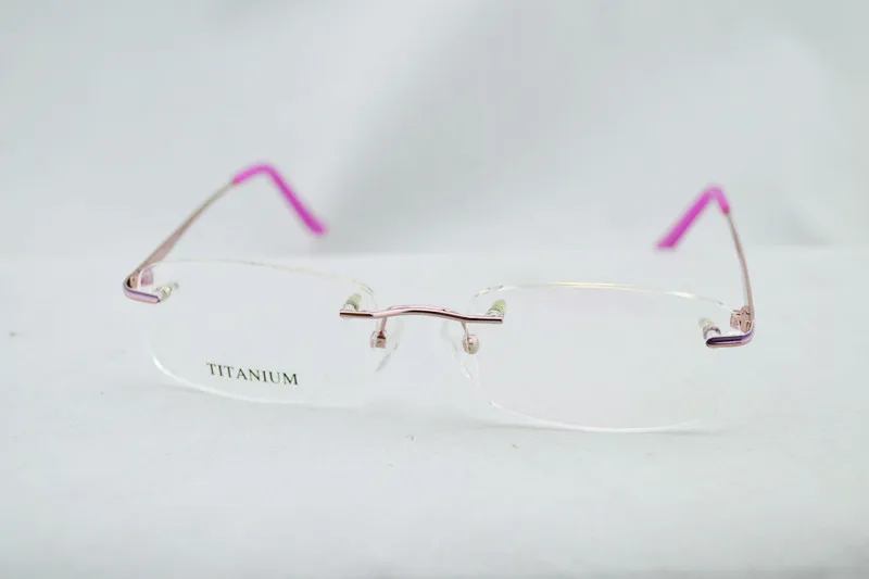 Оправа для очков титановая без оправы специальные безободковые по рецепту |