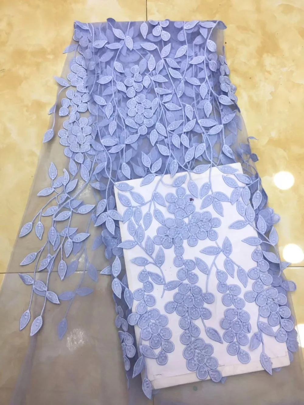 Красивая французская кружевная ткань в нигерийском стиле Новая африканская