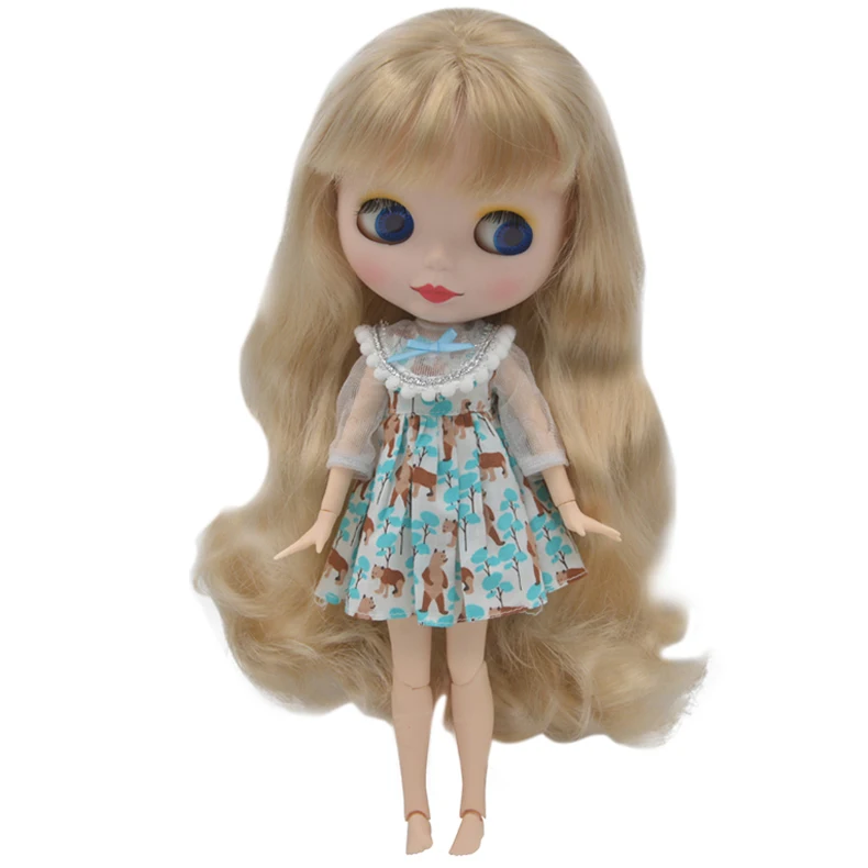 Заводская кукла Neo Blyth, матовое лицо, 1/6 BJD, шарнирная кукла Blyth, куклы для девочек, игрушки для новорожденных детей 5