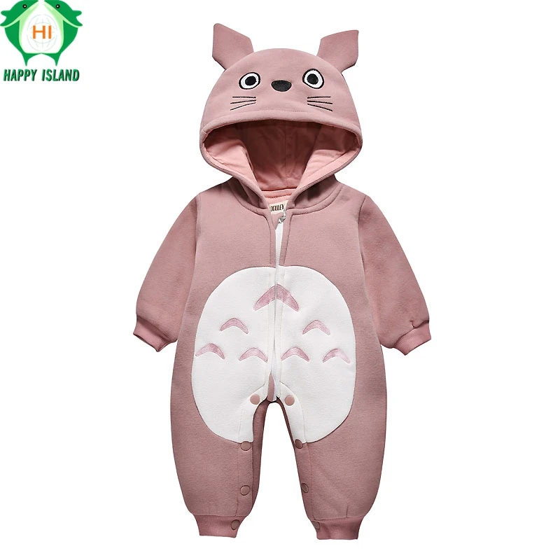 Новое поступление, детские комбинезоны из чистого хлопка, Kawaii, детский комбинезон, пижамы для маленьких мальчиков и девочек, костюм с животными, одежда для малышей