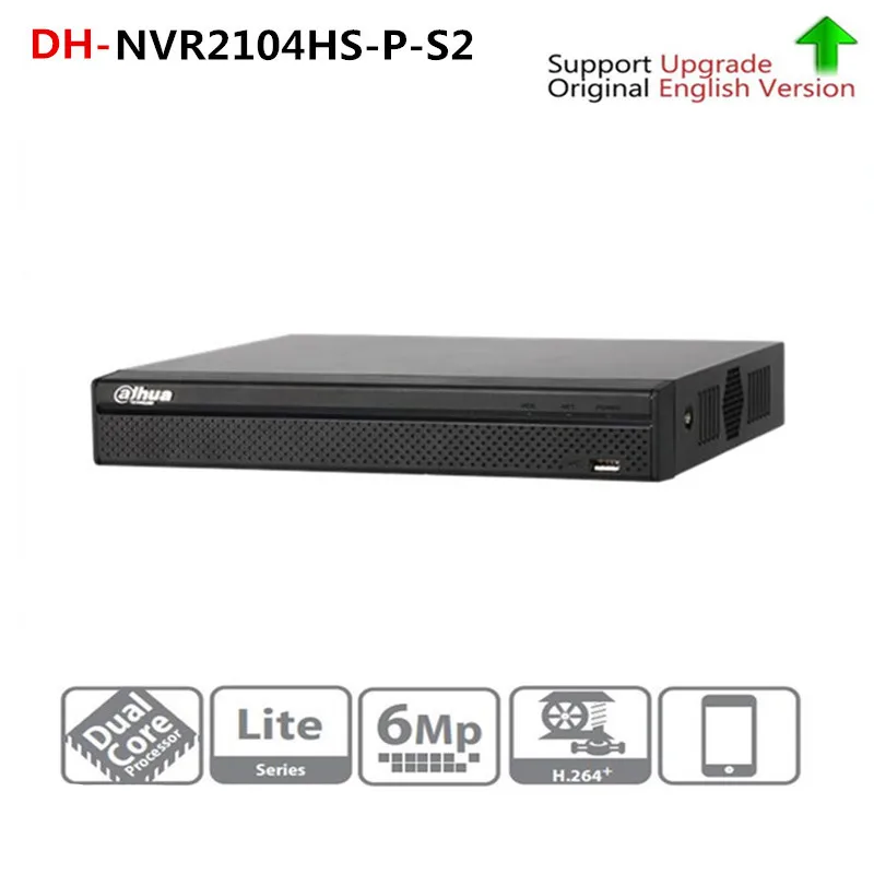 Сетевой видеорегистратор Dahua NVR2104HS P S2 4 канальный POE NVR компактный 1U 4PoE N Full HD