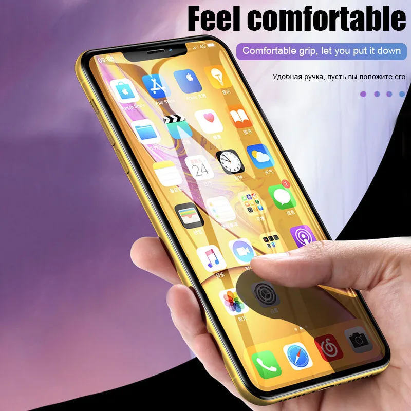 15D изогнутая Гидрогелевая мягкая пленка для iphone 7 8 6 6s PLus X передний, задний Защитный пленка XR XS 11 Pro Max защита экрана не стекло