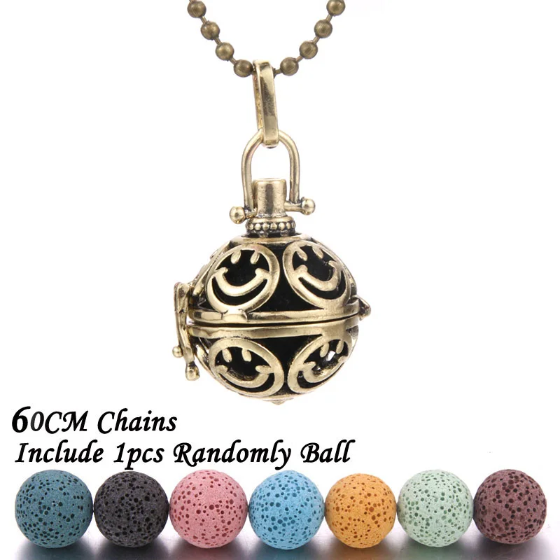 Кулон из лавового камня для ароматерапии эфирное масло ароматизатор