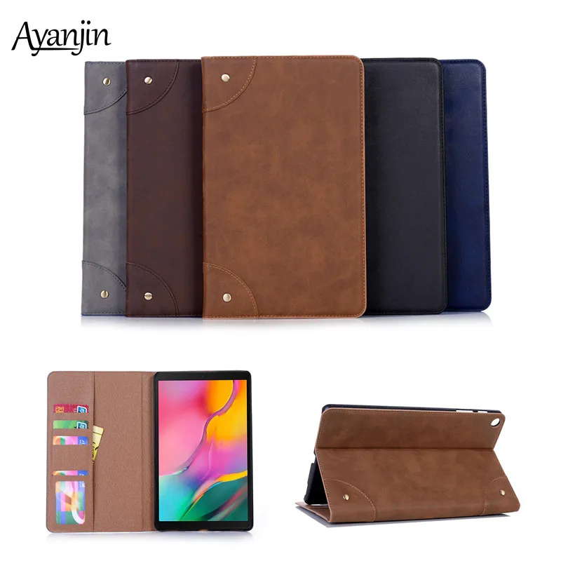 Премиум PU кожаный чехол для Samsung Galaxy Tab A 8 0 SM P200 P205 S Pen 2019 Магнитный + 3 в 1|Чехлы
