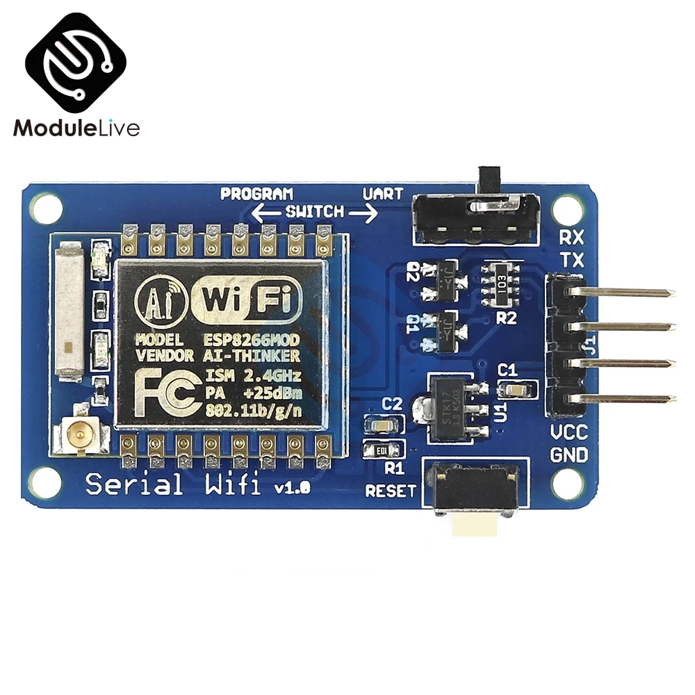 ESP8266 ESP 07 ESP07 Wifi серийный трансивер модуль беспроводной платы 3 В 5 в 8N1 TTL UART