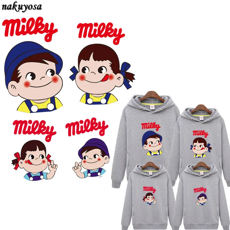 Новый японский мультфильм Симпатичные FuJiYa поп конфеты Peko Milky семья парные стили