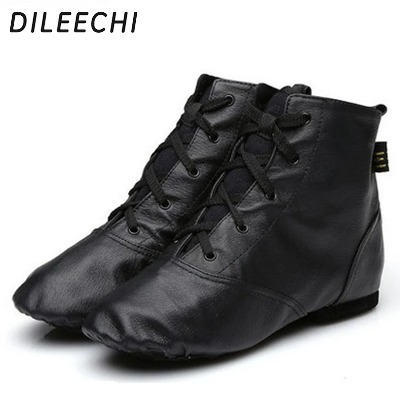 DILEECHI взрослые женские холщовые высокие туфли с мягкой подошвой джазовые