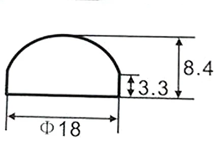 18MM 18 мм 20 22 23 25 28, 29 мм, маленького размера, круглой формы с диаметром 32 мм 34 мм 36 37,5 40,6 42 45 50 мм полиметилметакрилатные линзы Q5 T6 U2 U3 L2 зум светодиодный вспышка светильник велосипед светильник - Цвет: 18MM