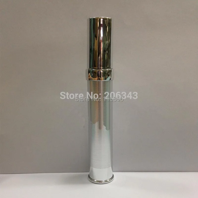 Серебряная безвоздушная бутылка или для лосьона 30 мл с безвоздушным насосом