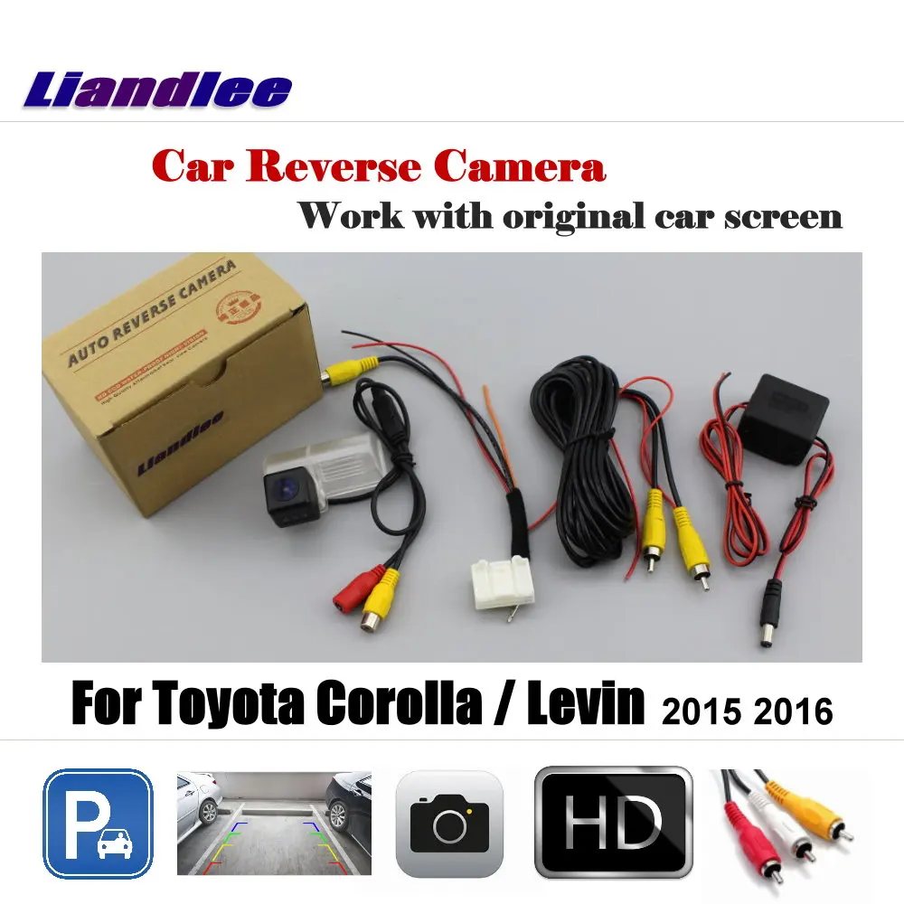 Автомобильная камера заднего вида Liandlee для Toyota Corolla Levin 2015 2016 | Автомобили и