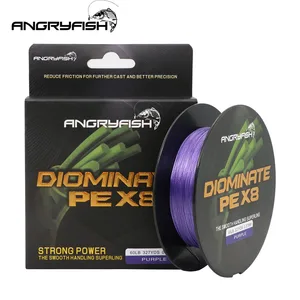 Рыболовная плетеная леска Angryfish Diominate PE X8, 8 нитей, 300 м, 18 20 30 40 50 80 фунтов