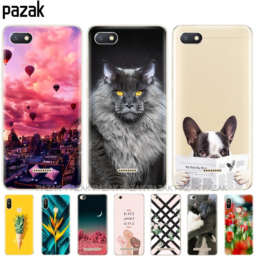 Силиконовый чехол для телефона Xiaomi redmi 6a 6 pro 4a note 3 чехлы xiaomi A2 lite s2 задняя крышка