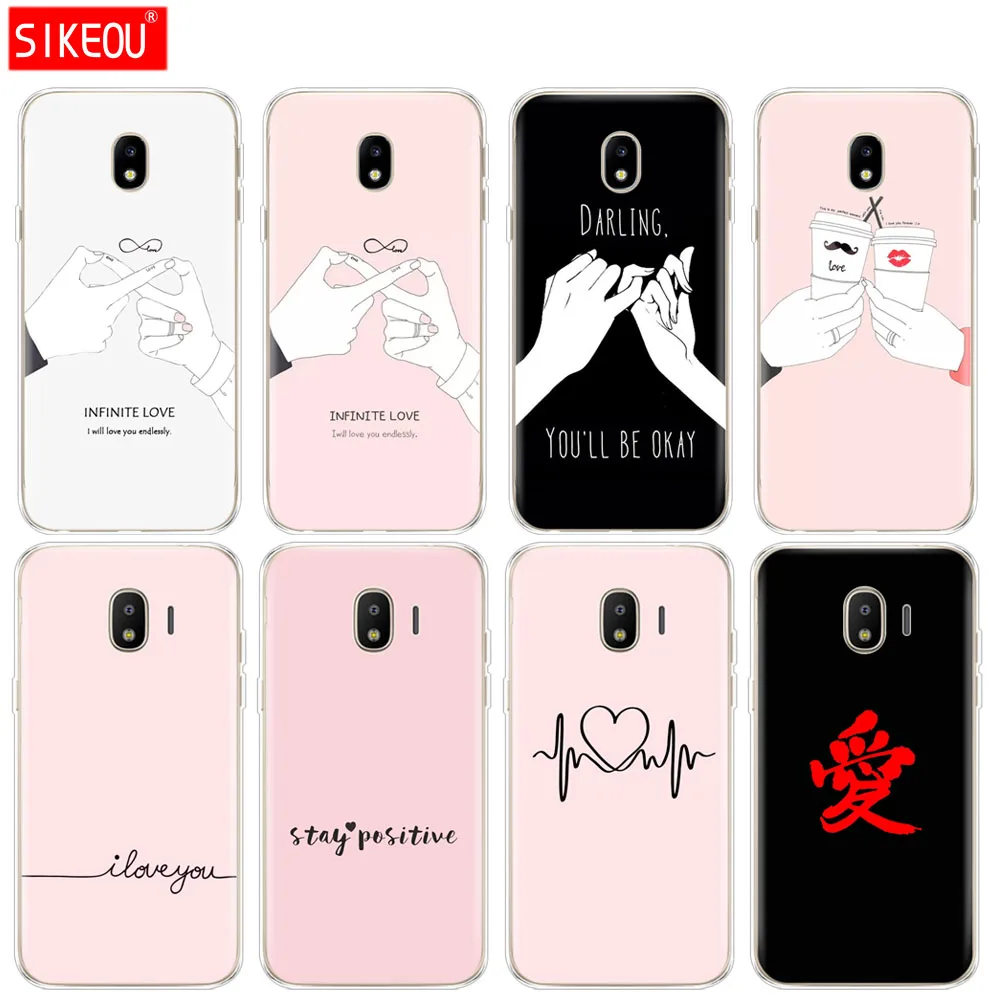 Силиконовый чехол для телефона Samsung Galaxy J3 J5 J7 2017 J330 J530 J730 PRO j2 2018 dear be ok love