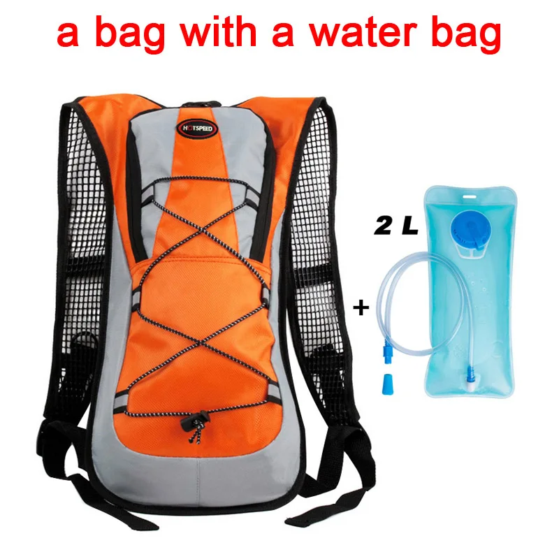 Orange Water Bag 5L велосипедная сумка дышащий Сверхлегкий велосипедный рюкзак MTB горная дорога Аксессуары для велосипеда - Цвет: Orange Water Bag