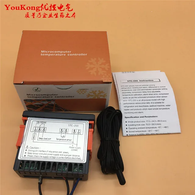 Электронный термостат от производителя STC-200 устройство для холодной воды