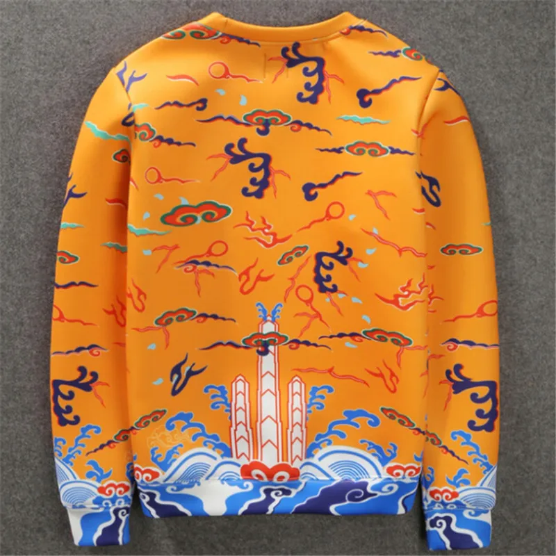 2016 Мужчины Осень-Весна Традиционный Китайский стиль мужчины Дракон халат