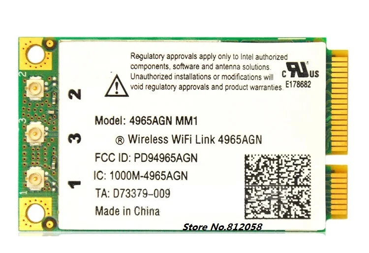 SSEA Новинка для Intel беспроводная WiFi Link 4965AGN Mini PCI E карта HP Compaq 2510p 6510b 6820s 6910p 8510p