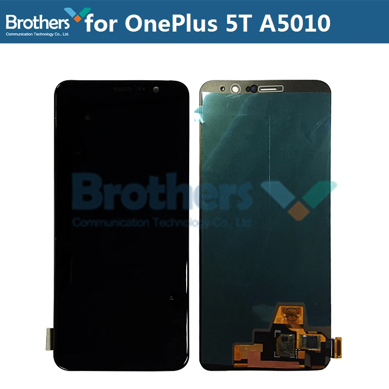 AMOLED lcd для OnePlus 5T ЖК-экран ЖК-дисплей для OnePlus 5T A5010 ЖК-сборка сенсорный экран дигитайзер замена телефона тест