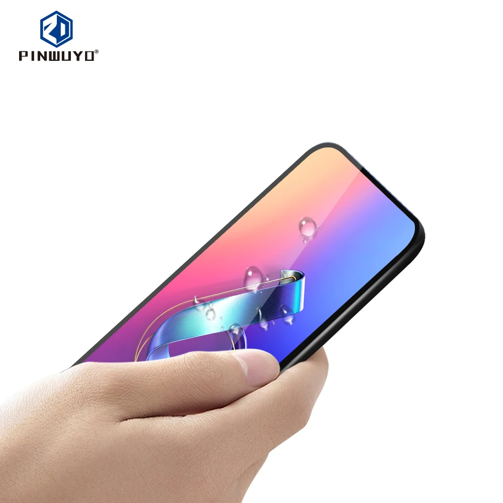 Для Asus Zenfone 6 ZS630KL закаленное стекло Полное покрытие экрана Закаленное стекло Защитная пленка для экрана полная защита