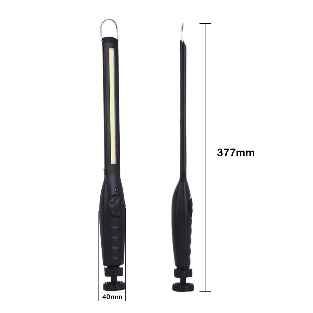 

LAIDEYI Portable COB Flashlight USB Rechargeable LED Work Light With Magnetic & Hook COB Torch Lamp For Car Repair Camping