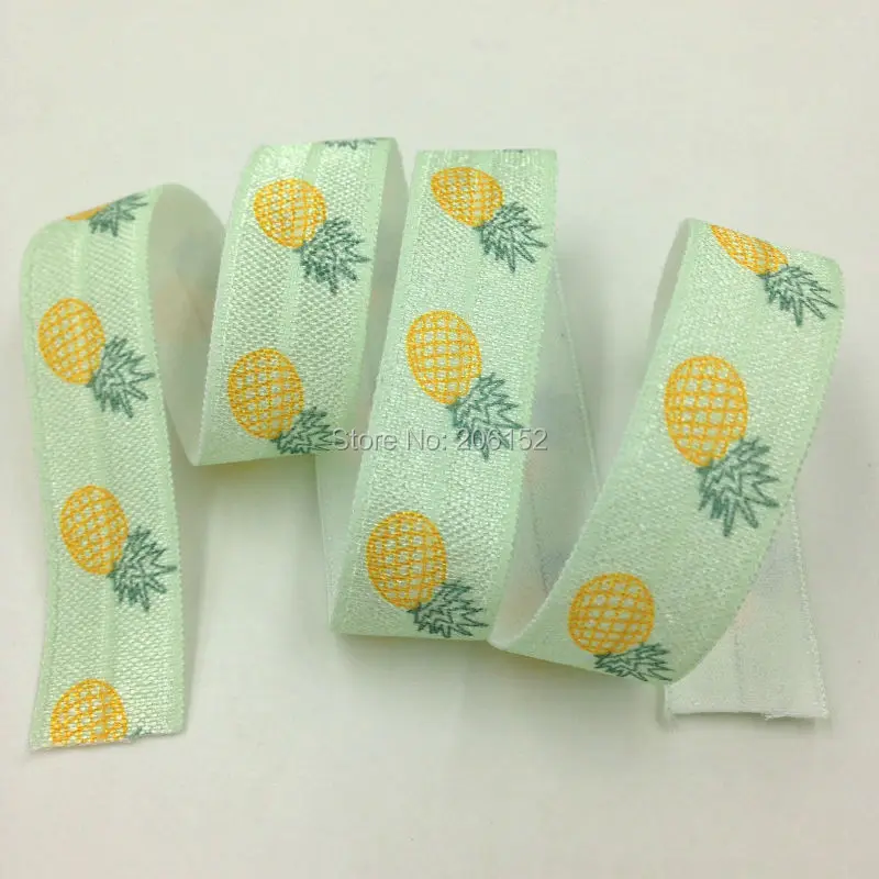 

Эластичная Складная лента с ананасом, 5/8 дюйма, для головных уборов, 100 ярдов/партия