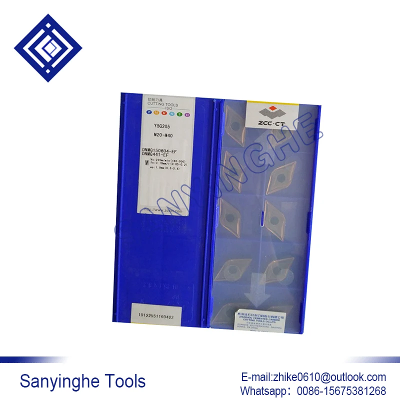

10 шт./лот YBG205 DNMG150604-EF карбидные Токарные Вставки cnc