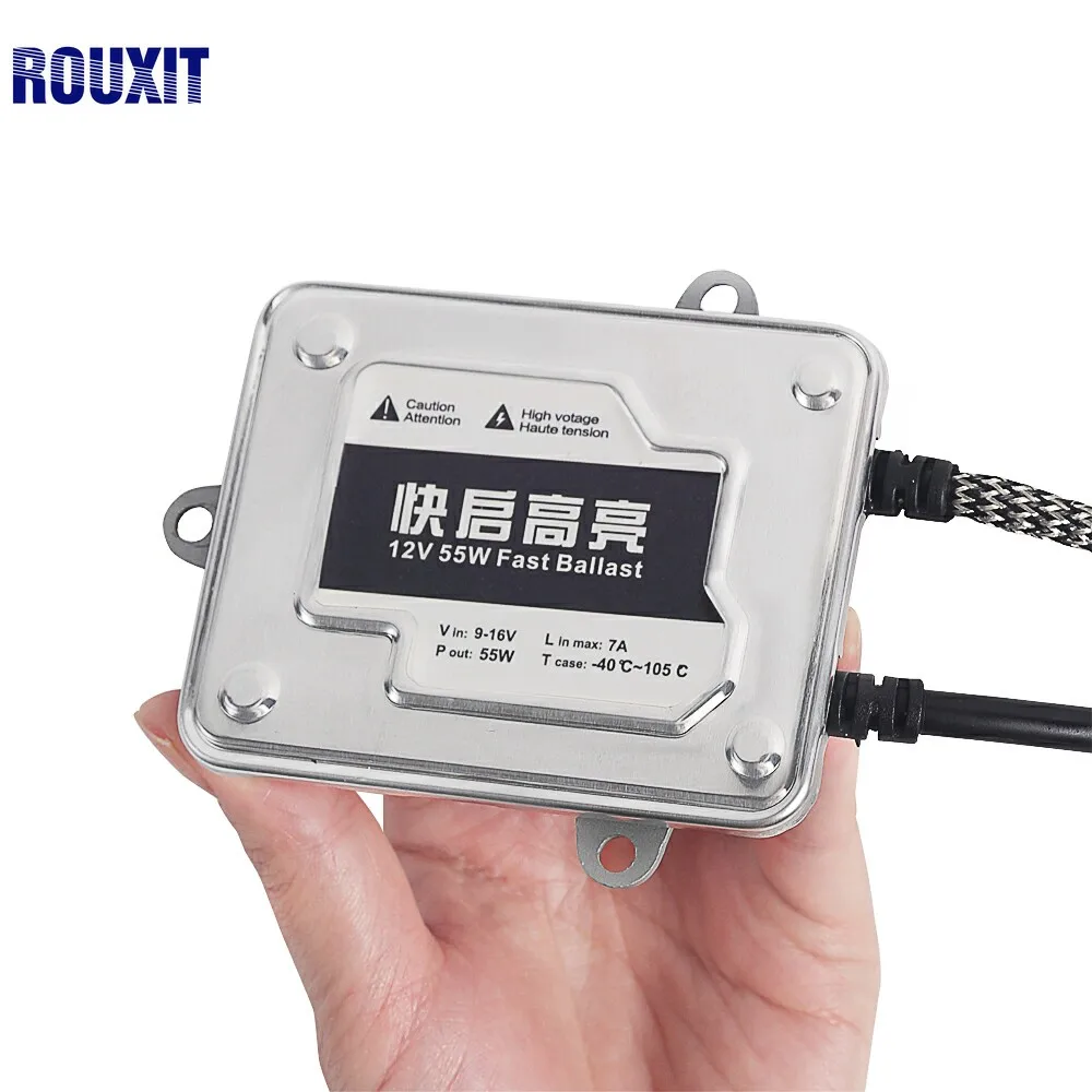 2шт 55 Вт Hid xenon балласт цифровой тонкий блок зажигания Электронный для HID Kit Xenon H7 H4 H1