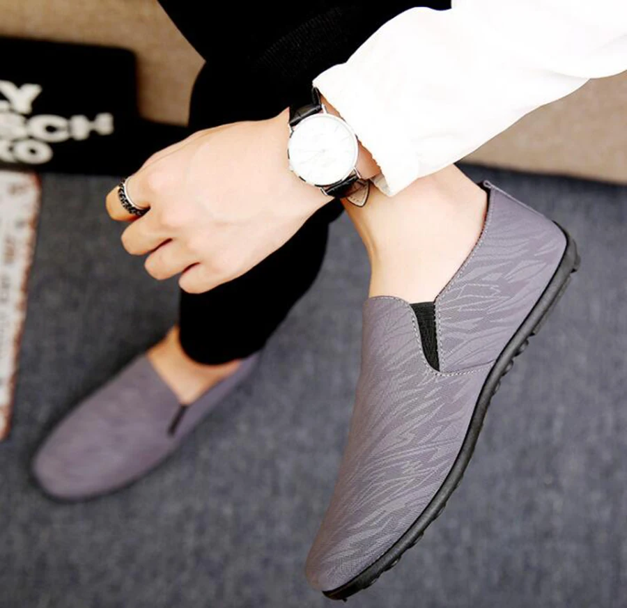 Spring New Driving Casual Business Breathable Shoes Fashion Dark Peas Simple ClothLow Upper Men's | Обувь