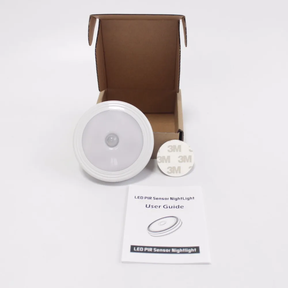 Инфракрасный движения Сенсор Ночные светильники Беспроводной Потолочные