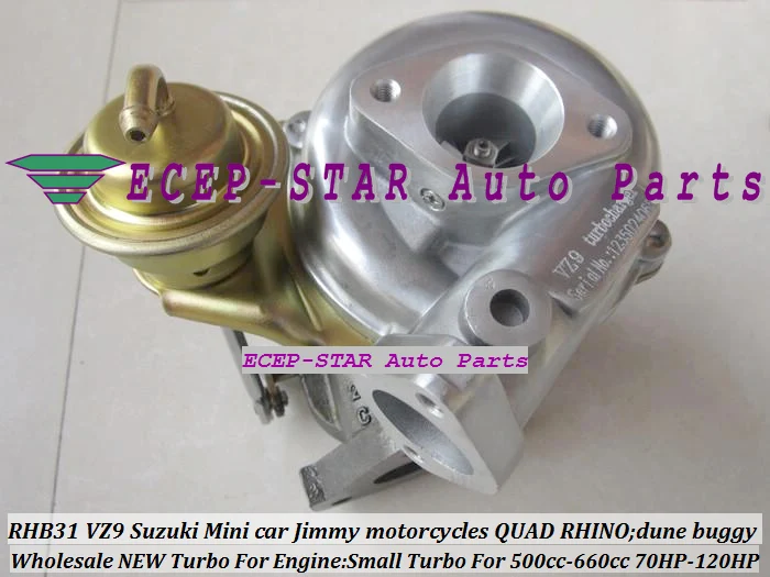100% новый RHB31 VZ9 13900 80710 маленький турбо для SUZUKI Jimny мини автомобиль 500 660cc мотоцикл QUAD