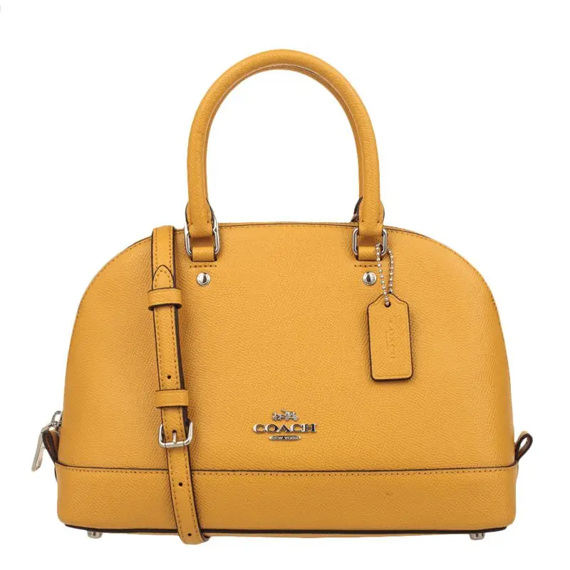 Сумка-портфель Coach Crossgrain Mini Sierra F57555/F39464 - Цвет: yellowF57555SVMZJ