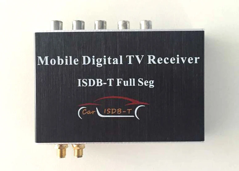 Автомобильный двойной тюнер Полный Seg цифровой ТВ приемник isdb t две антенны для