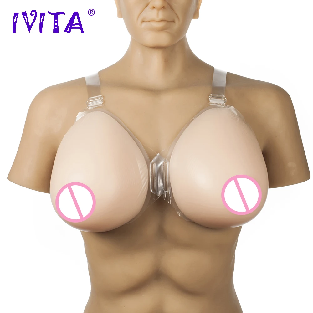 IVITA 2800 г реалистичные силиконовые искусственные формы груди для Crossdressers