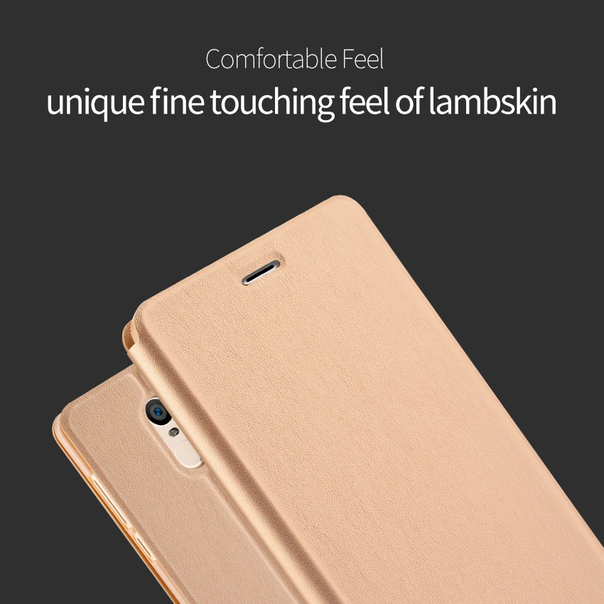 Чехол книжка TCICPC для Xiaomi Redmi Note 4 4X Роскошная искусственная кожа + Поликарбонат