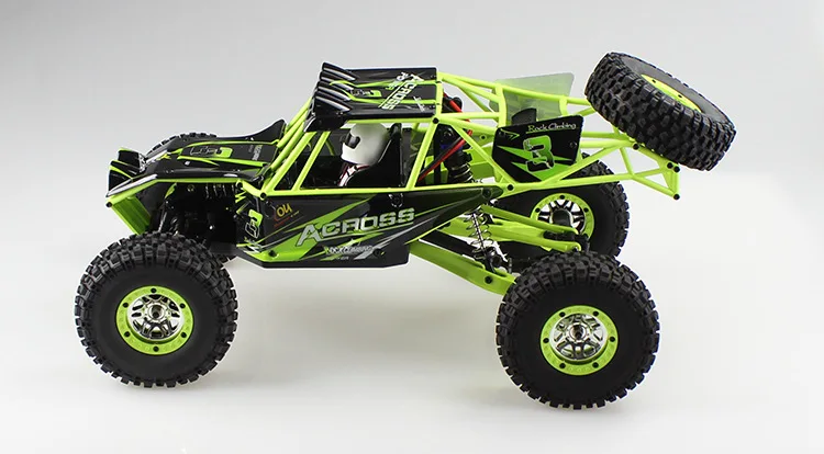 WLtoys 10428 1/10 2,4G 4WD RC Monster гусеничный RC автомобиль с светодиодный светильник RC скалолазка дистанционного Управление Электрический дикий трек воин