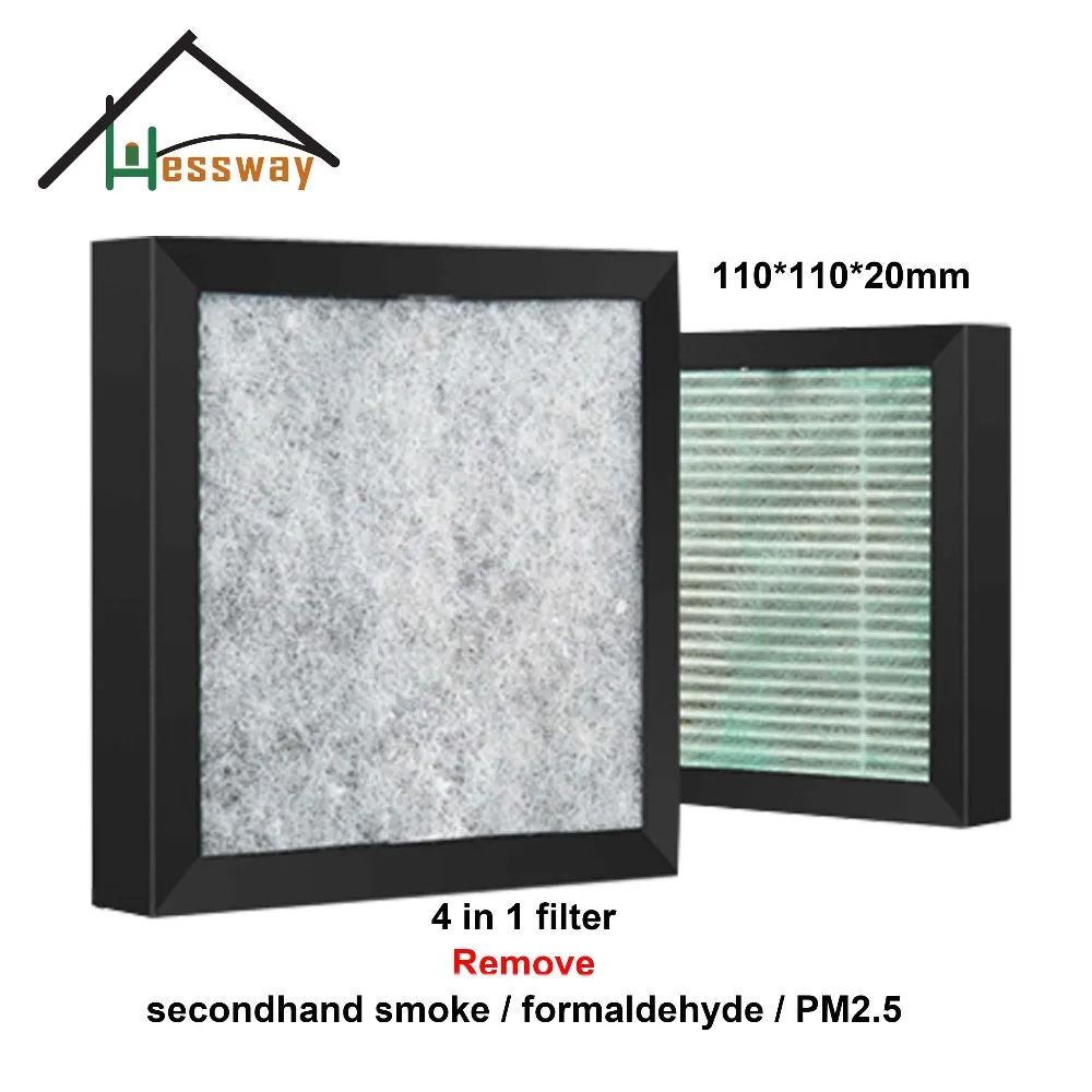 

Dual-core home air cleaner filters with air sterilizer