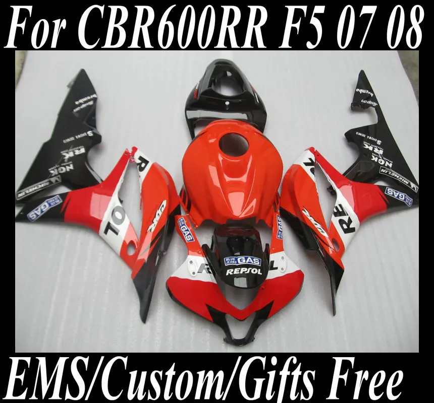 Комплект обтекателей для мотоцикла HONDA CBR600RR F5 07 08 CBR600 RR CBR 600RR 2007 2008 ABS популярный