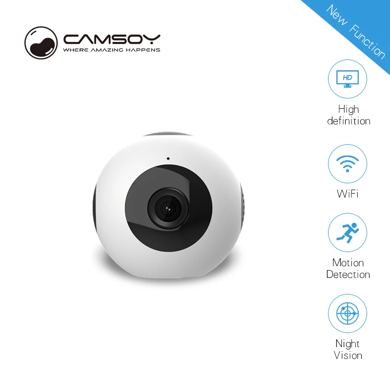 Camsoy мини Камера C8 WI FI AP P2P подключения с мобильным телефоном HD 720 p видеокамера DVR DV