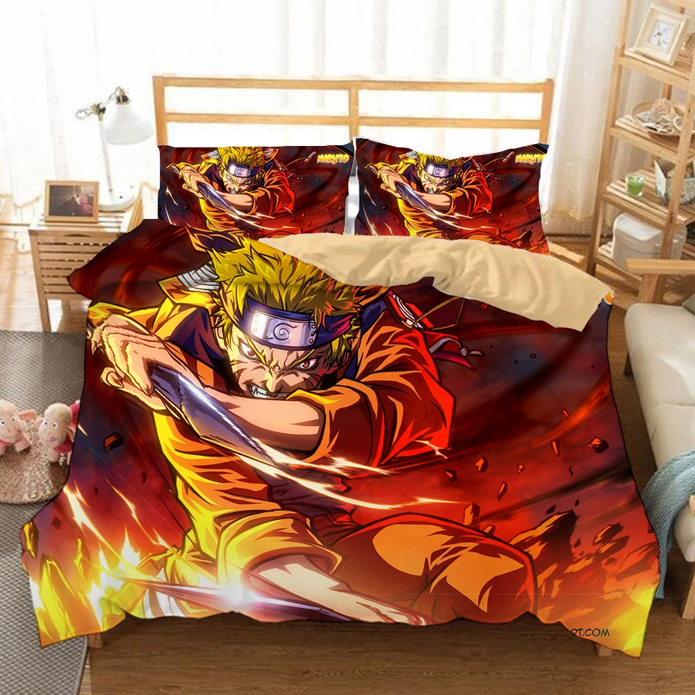 Новые 3 шт японский мультфильм Dragon Ball 3D постельных принадлежностей пододеяльник наволочка одеяла постельные принадлежности Постельное белье
