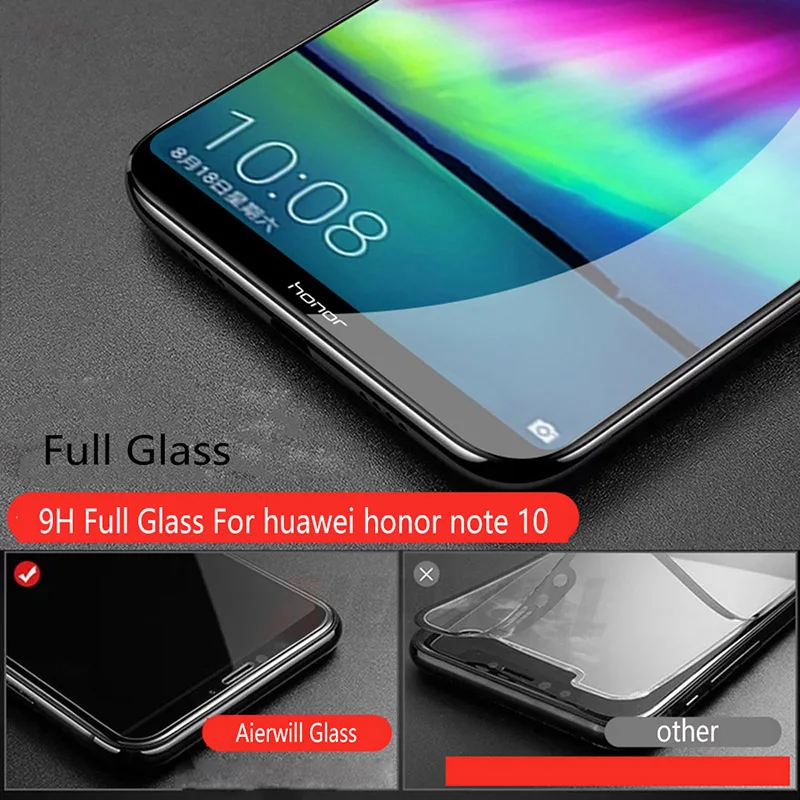 Полный Стекло для huawei Honor Примечание 10 закаленное 9 H 2.5D взрывозащищенные экран