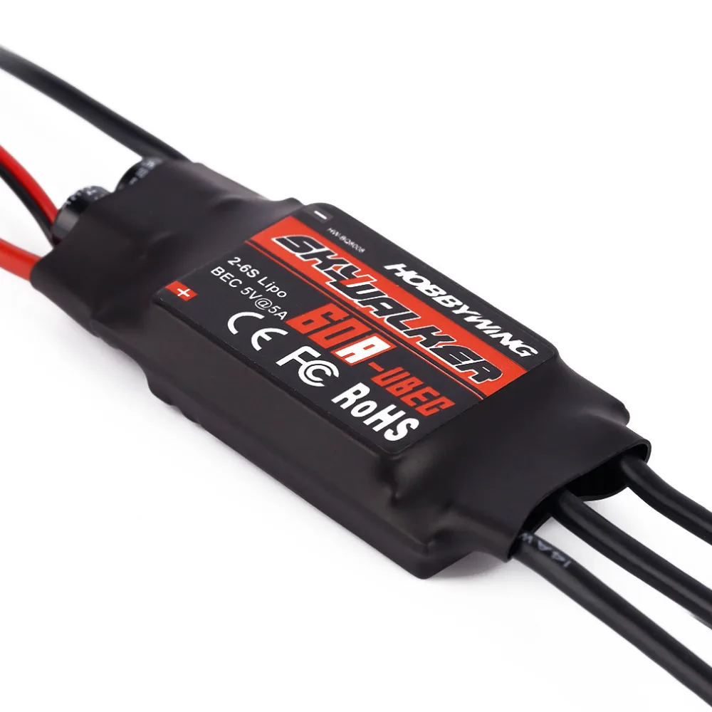 Hobbywing Скайуокер 60A бесщеточный ESC контроллер скорости с UBEC | Электроника
