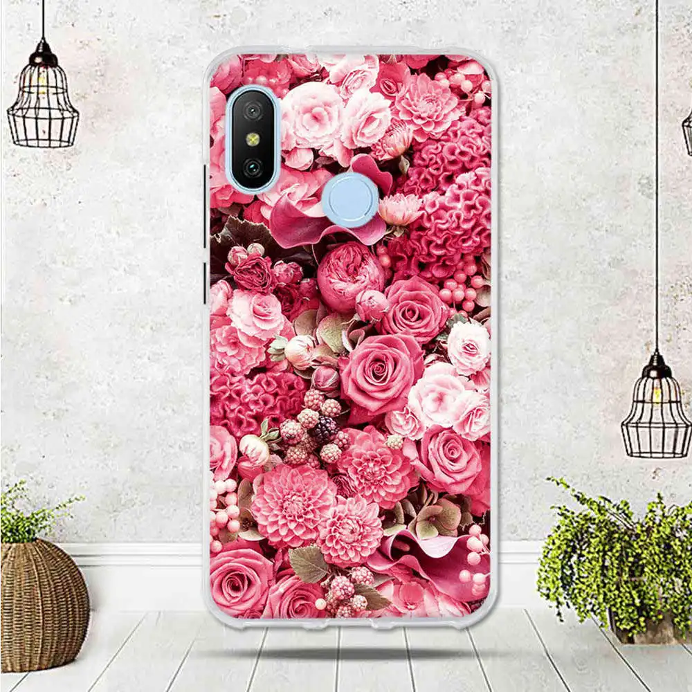 Для Сяо mi красный 6 Pro Чехол для мобильного телефона Xiaomi A2 Lite силиконовый чехол Cute
