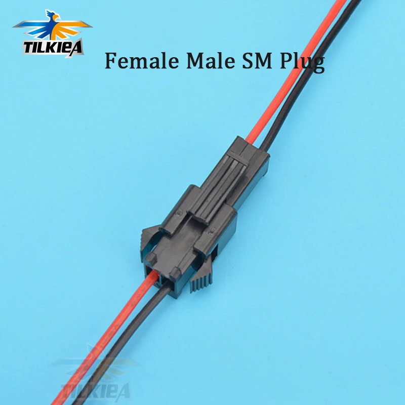 10 пар гнездовой разъем SM 2 контактный аккумулятора кабель с кабелем 20AWG см для