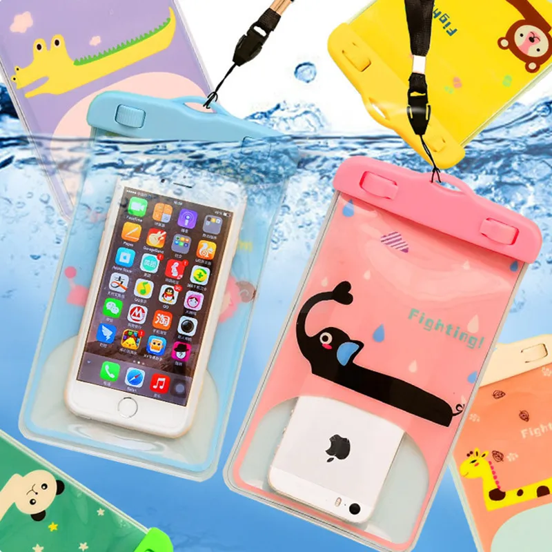 Подводный сенсорный экран плавательный Сумка водонепроницаемая сумка