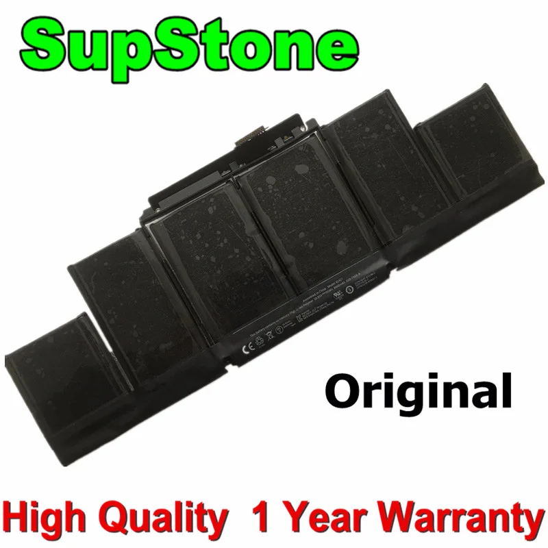 Оригинальный аккумулятор SupStone A1417 для Apple MacBook Pro 15 дюймов A1398 ранняя 2013 ME665LL/A ME664LL/A