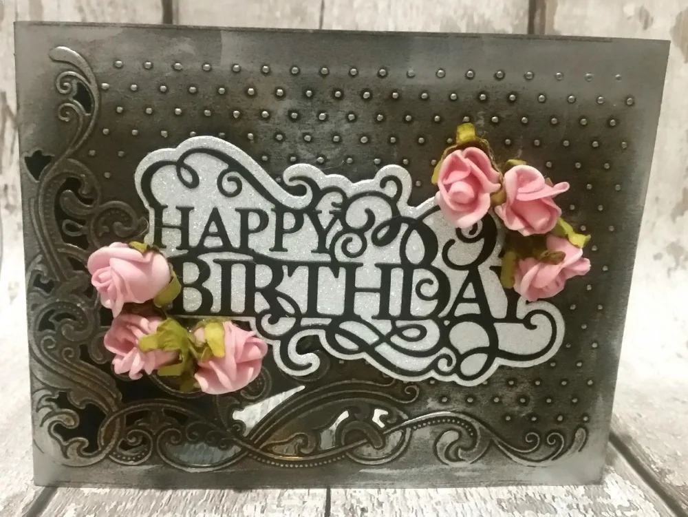 AddyCraft металлический Трафаретный вырубной штамп кроя поделочная Форма письма с