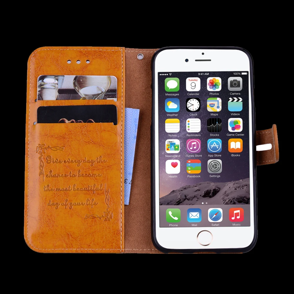 Кошелек кожаный чехол для iPhone 5S 5 s SE Сумки ретро Coque телефон Iphone Cover iphone5s Чехол|case for