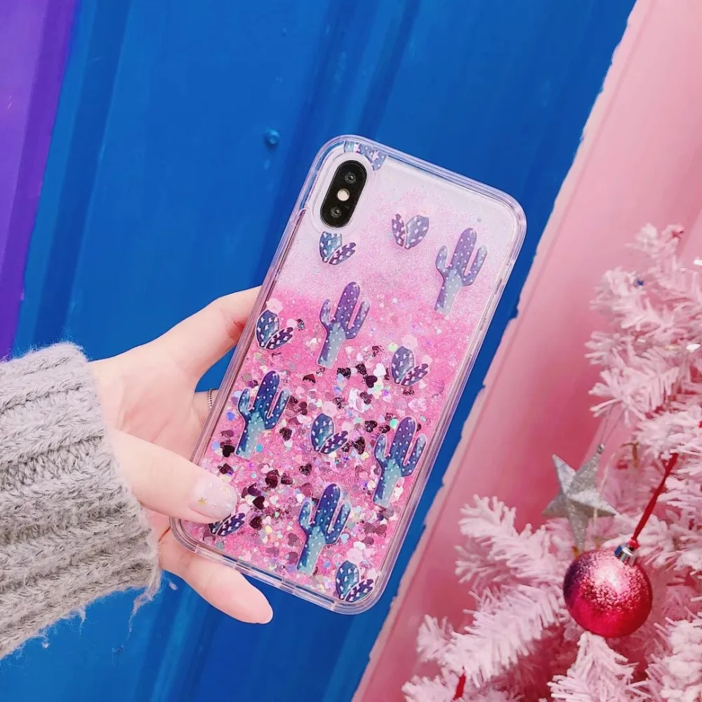 GABOOM Динамические Liquid блестит зыбучие пески телефон чехлы для iPhone 7 Чехол 6 6s 8 Plus X