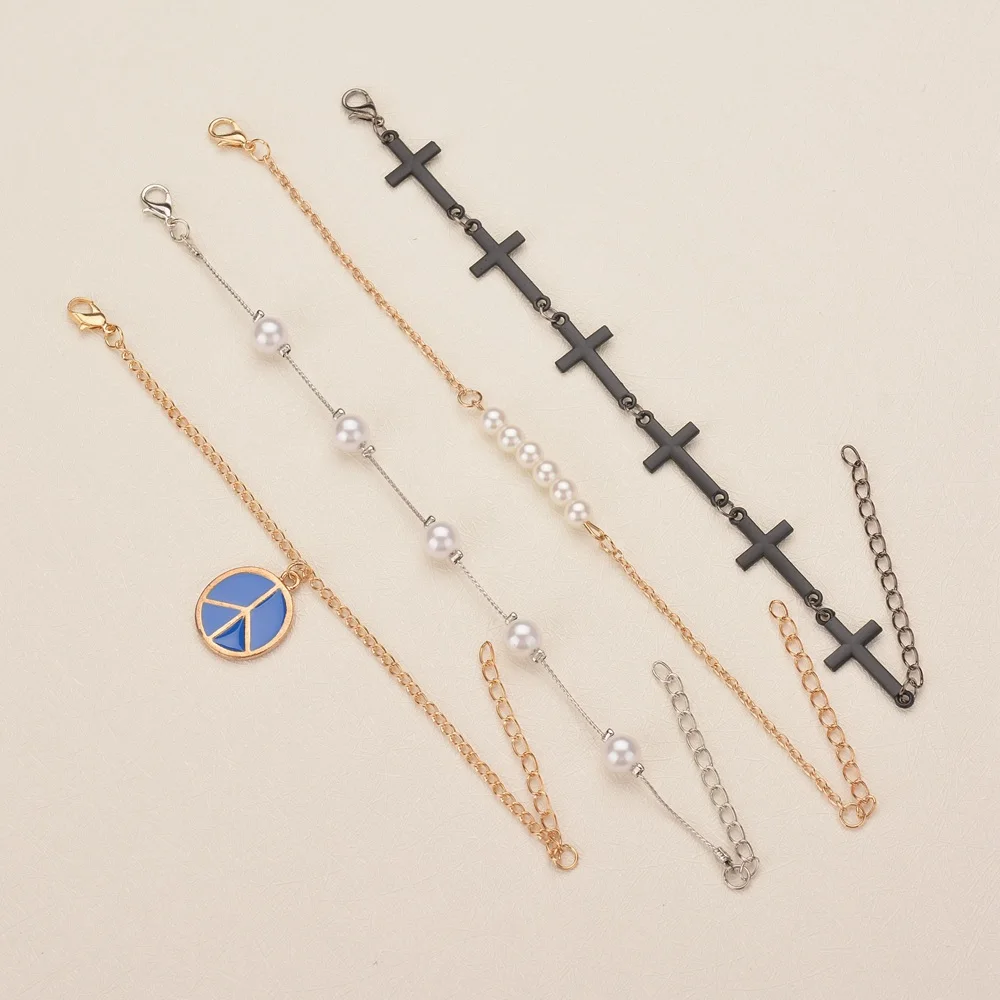 MESTILO Lovely Bracelet Simulated Pearl Bracelets For Women Pulseras Masculinas Bijouterie Jewelry Best Friend Gifts Decoration |